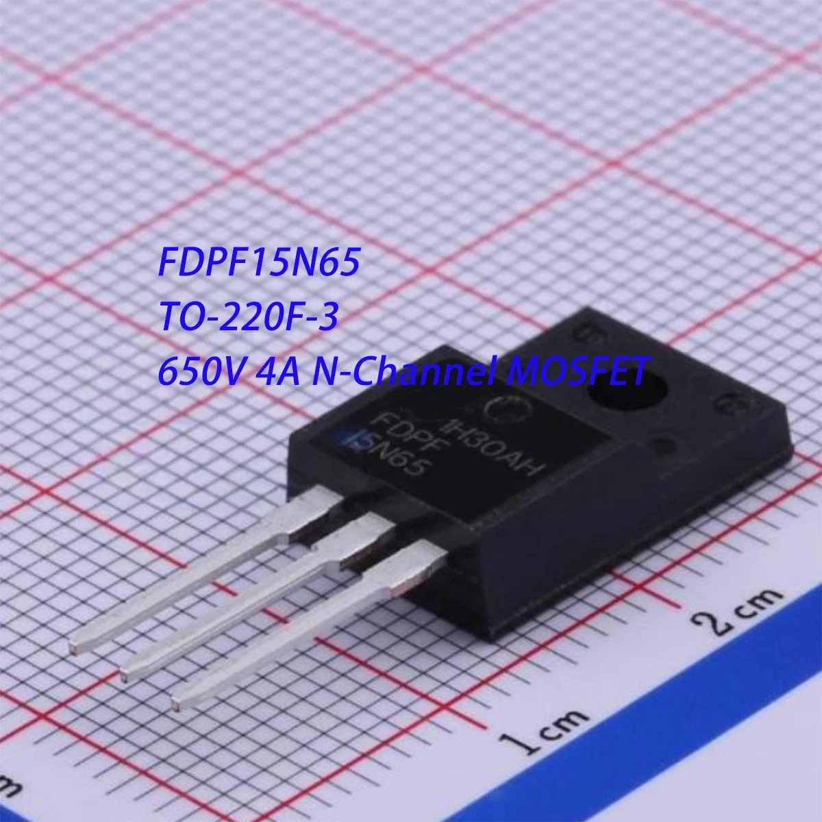 2PCS FDPF15N65 TO-220F-3 650V 4A 440mΩ@10V N-Channel NEW Original MOSFETs Field-Effect Transistor FDPF 15N65