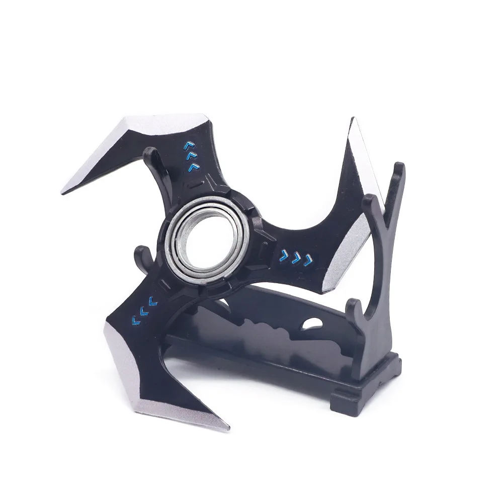 Apex Legends Heirloom Weapon Perimeter Arc Star Trap Rotatable Metal Darts Keychain Model Weapon Knife Katana Samurai Swords Toy