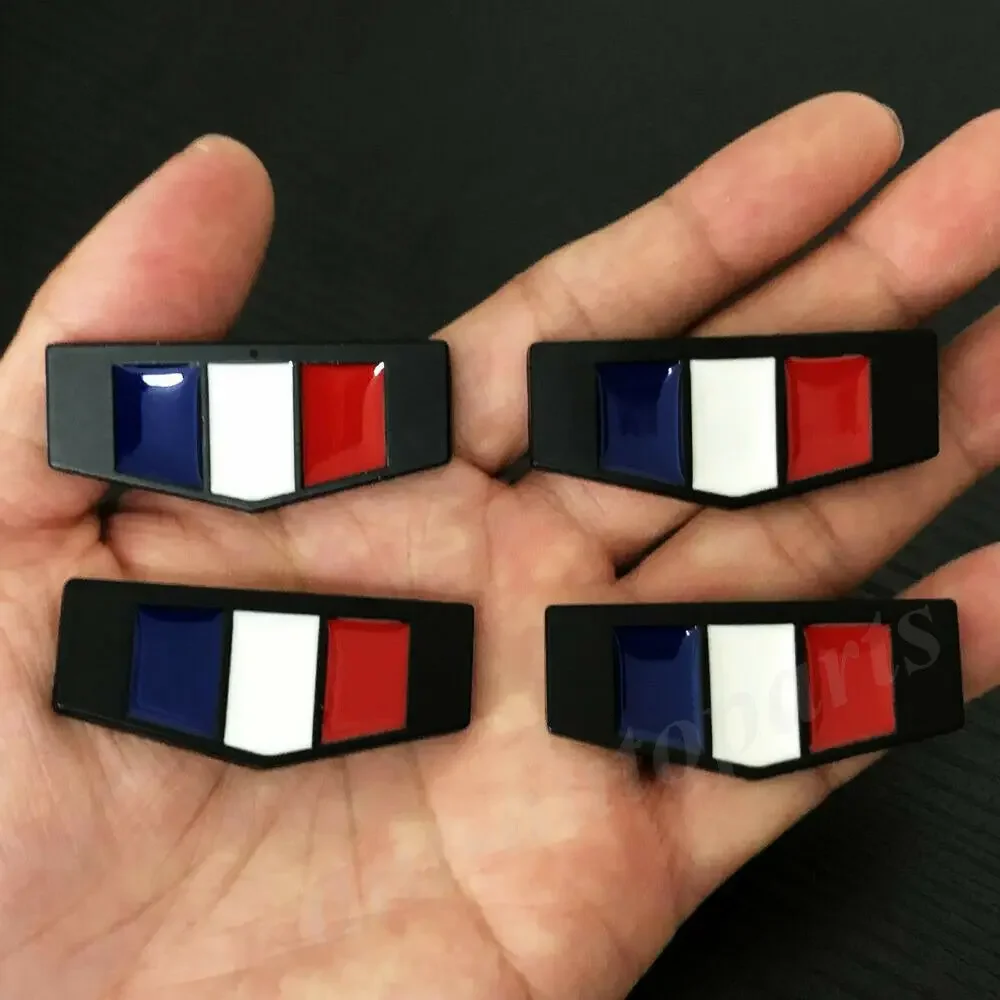 

4x металлический Франция французский флаг автомобильное крыло задний багажник эмблема значок наклейка наклейка