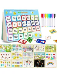 Montessori Toys for Toddler Busy Book: Preschool Learning Activities 3 4 5 Year Old Boys Girls Kids Gifts