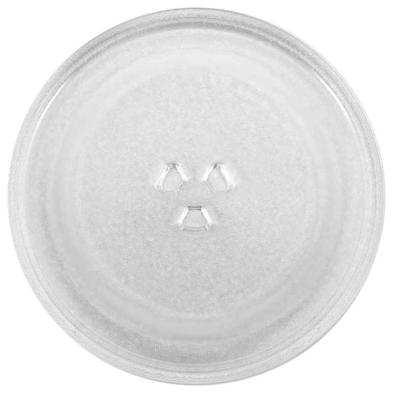 9.6 Inch Microwave Plate Spare Microwave Dish Durable Universal Microwave Turntable Glass Plates Round Replacement Plate