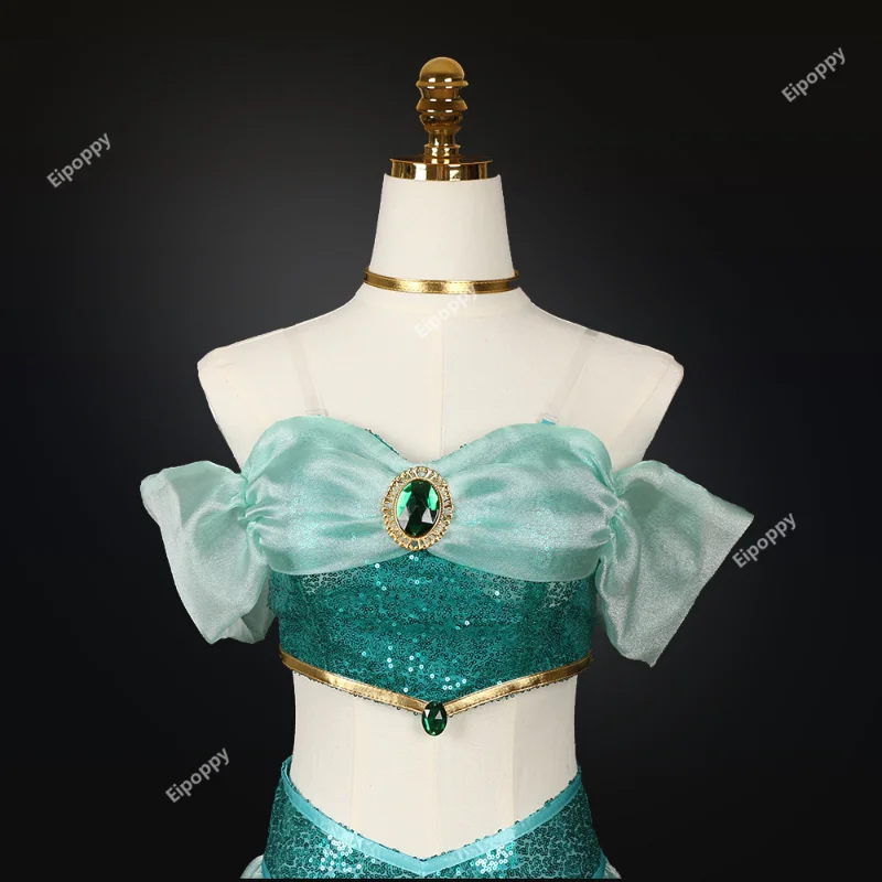 Cosplay Costumes, Adult Performance Costumes, Christmas Ladies\' Birthday Parties, Carnival Jasmine Princess Dresses
