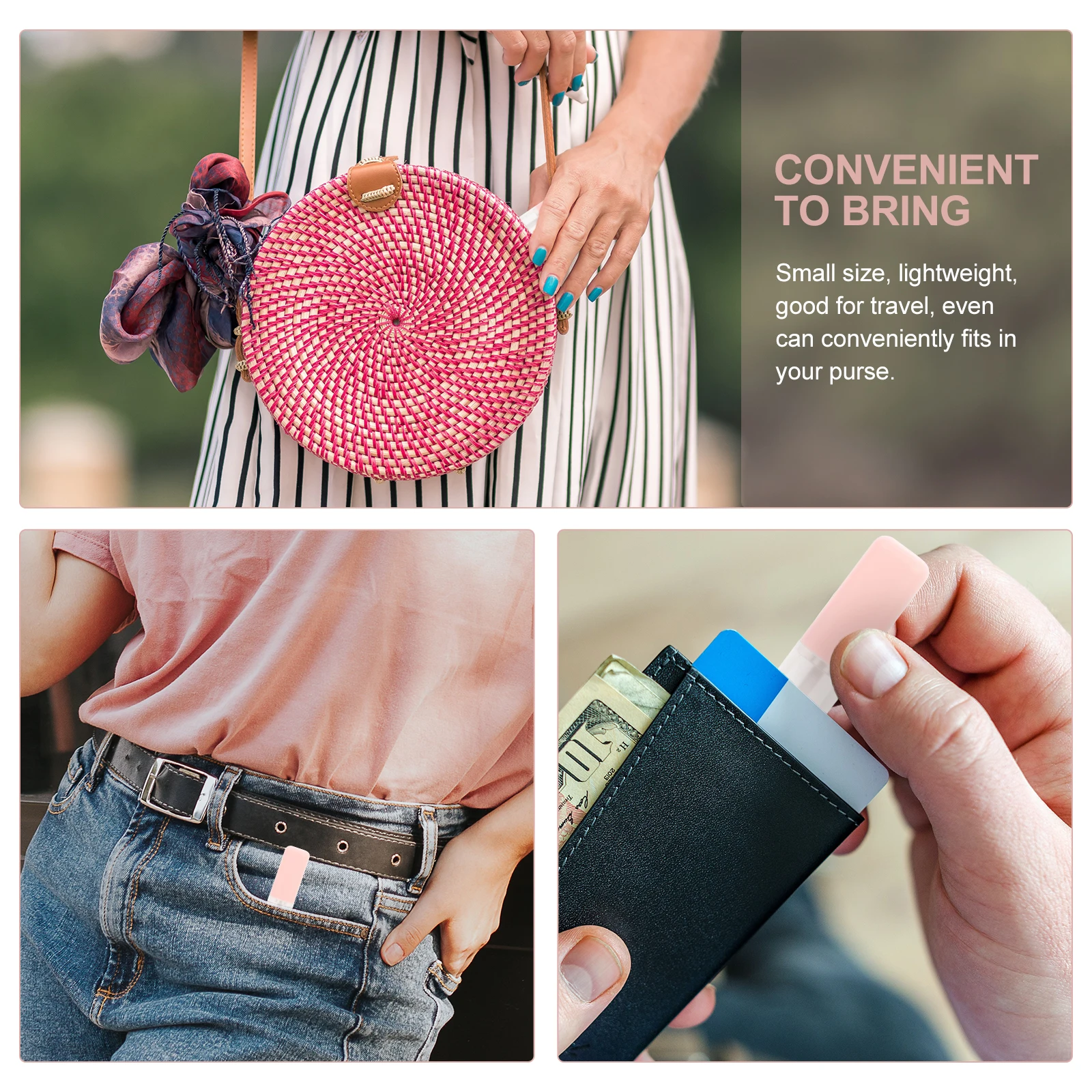 

4Pcs Lip Gloss Tube Frosted Square 6ml Lightweight Travel Empty Lip Gloss Containers Makeup Subpackaging Bottles with Brush Wand