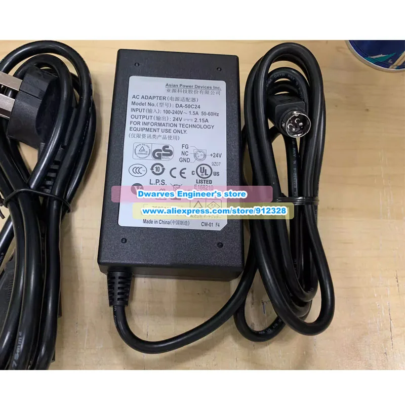 DA-50C24 AC Adapter 24V 2.15A DA-36B24 52W Power Supply For Mypos Printer SNBC BTP-R880NP II BTP-R880 BTP-R180II