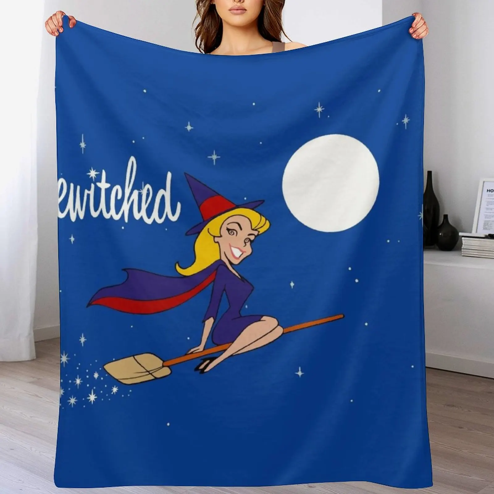 Bewitched 60s retro Throw Blanket christmas gifts Blankets For Baby Soft Hairy Blankets