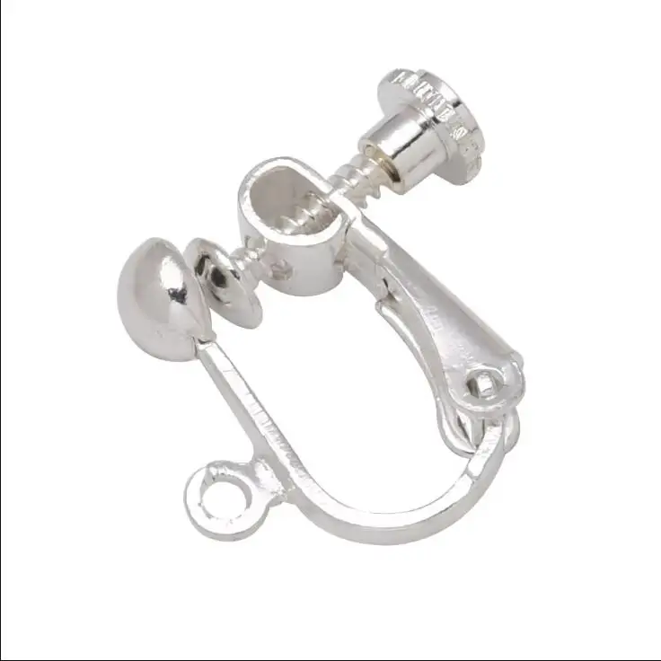 10 Pieces Clip-on Earring Findings for DIY Jewellery