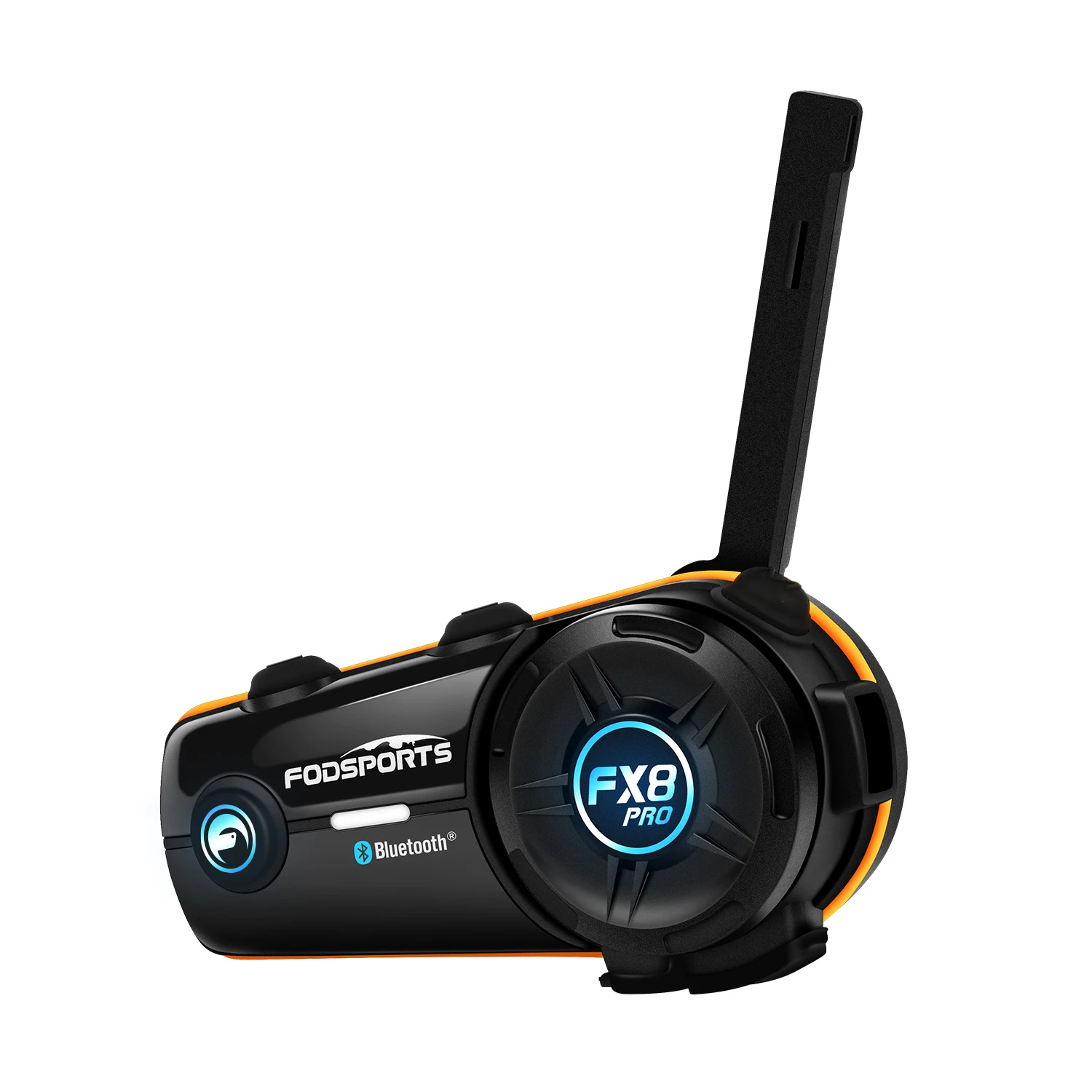 Fodsports FX8 Pro Intercom Motorradhelm-Headsets, 8-Fahrer, Dual-Bluetooth-Intercomunicador, Moto-Musik, gemeinsame Interphone 3