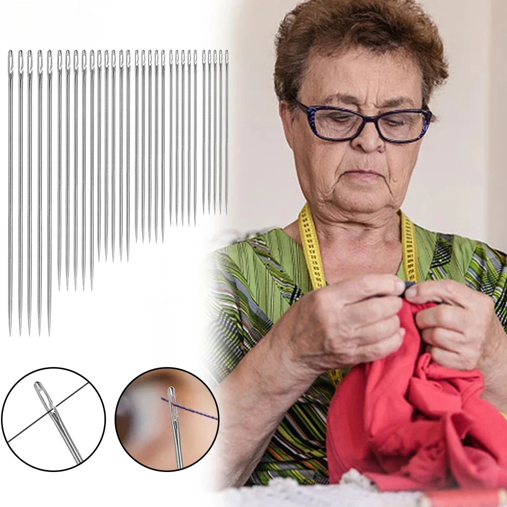 Magiczna igła, haft, stal nierdzewna, igła do szycia, starzec, igły do szydełkowania, majsterkowanie, do użytku domowego, zestaw do dzianiny, zestaw