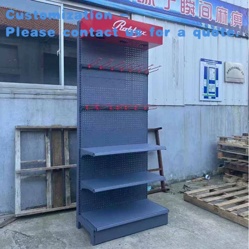 

Custom.Xingye Custom Сверхмощные стеллажи для супермаркетов Megastore Полки для выставочного зала Стеллаж для выставки товаров с лайтбором