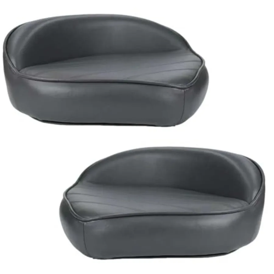 

Casting Seat Fishing Bass Boat Seat, Marine Grade Vinyl Exterior Universal Pro Casting Deck Seat for Fishing Jon Bass Tracker P