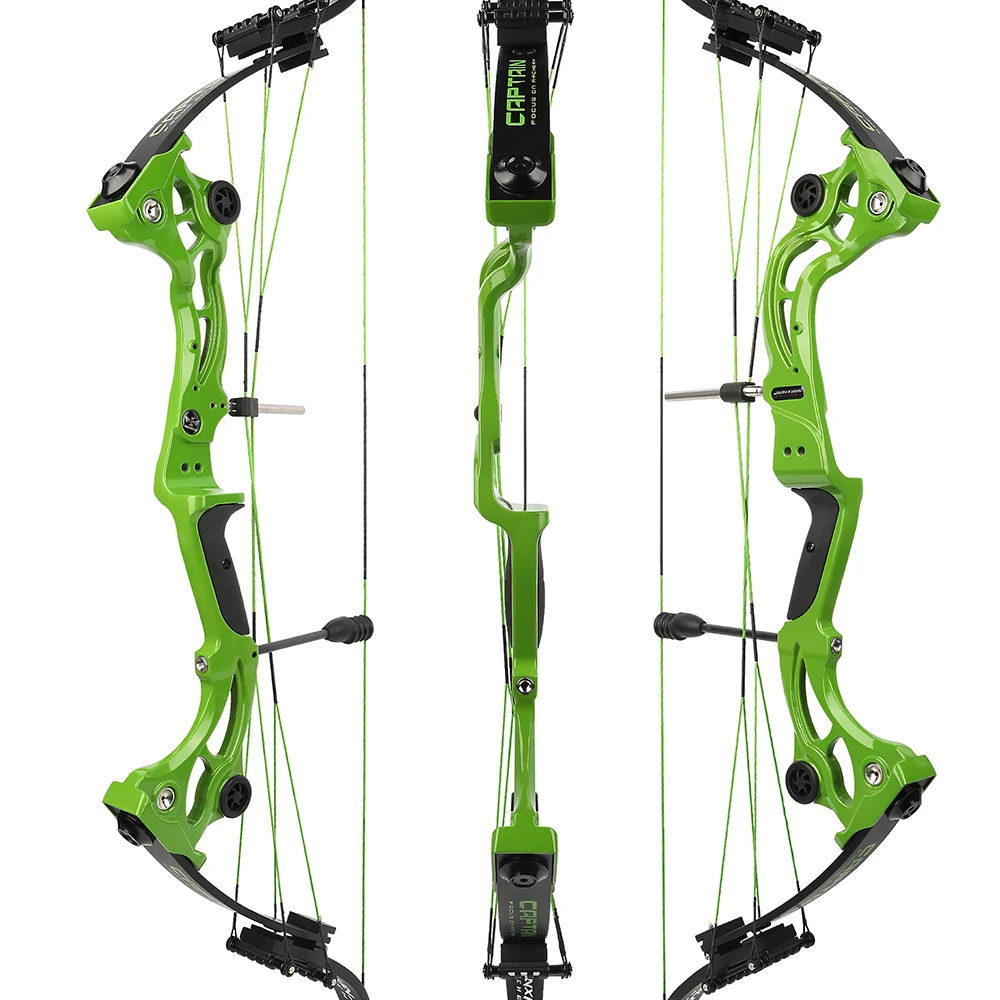 JUNXING F164 40-55lbs Compound Bow Straight Bending Limbs Aluminum Alloy Handle for Archery Target Hunting Shooting Practice 3