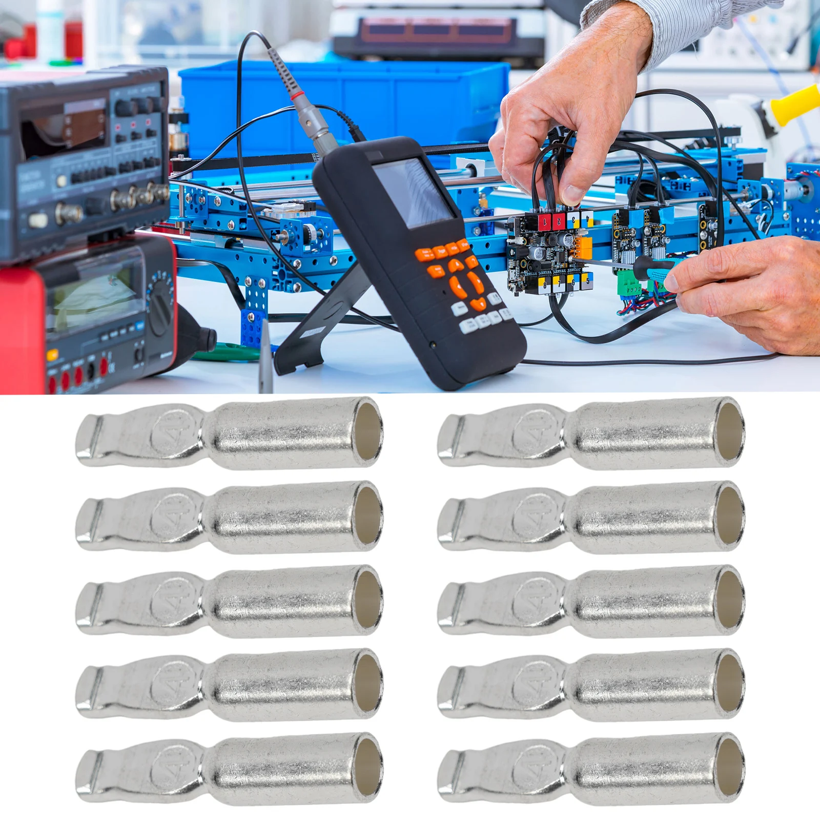 

4PCS For Anderson Connector Pins Lugs Designed to Support Various Electrical Applications Including Farming Equipment