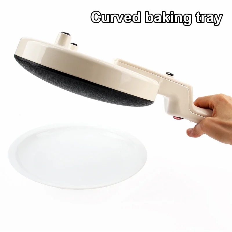 Mini Automatic Electric Crepe Maker Spring Cake Pie Cooker Non-stick Pizza Griddle Pancake Pan Pot Baking Grill Cooking Plate EU