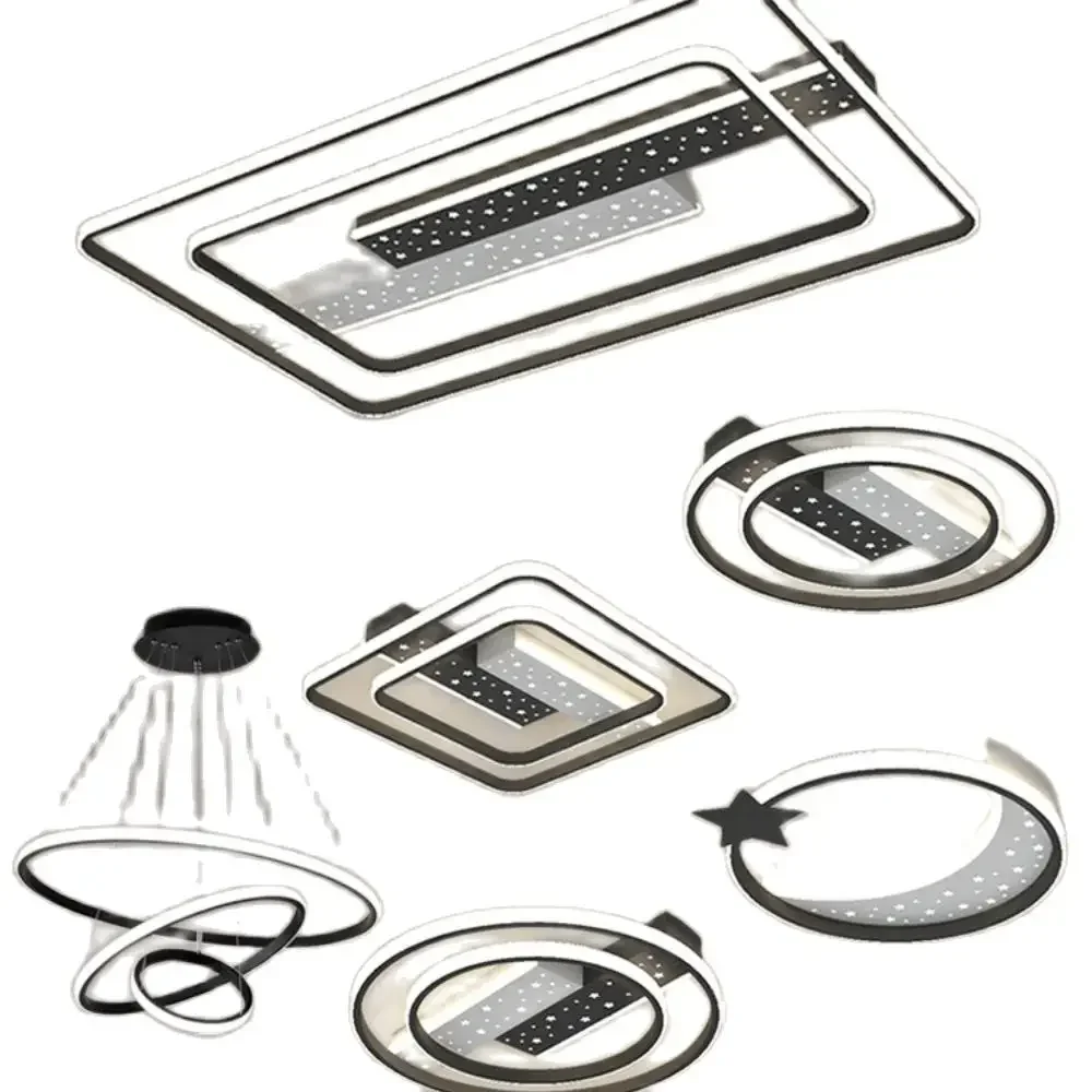 

*Атмосферическая основная лампа для гостиной, столовой и кабинета, спальни, светодиодный потолочный светильник, лампа для всего дома