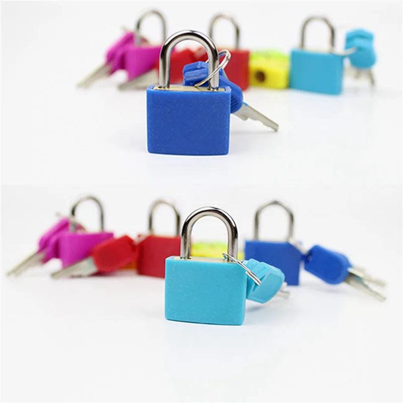 

FSTE-40 Pack Suitcase Locks With Keys,Multicolor Small Luggage Padlocks Metal Padlocks For School Gym Classroom Matching Game