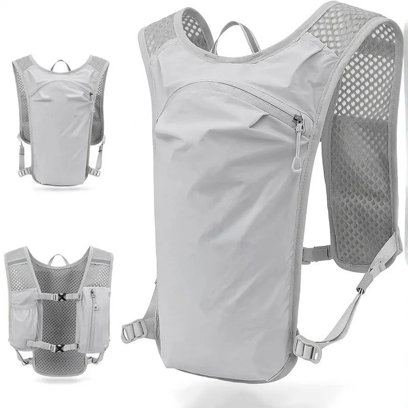 5L Ultralight Quick-Dry Hydration Backpack for Running Marathon Water-Resistant Breathable Hiking Rucksack with Water Bladder