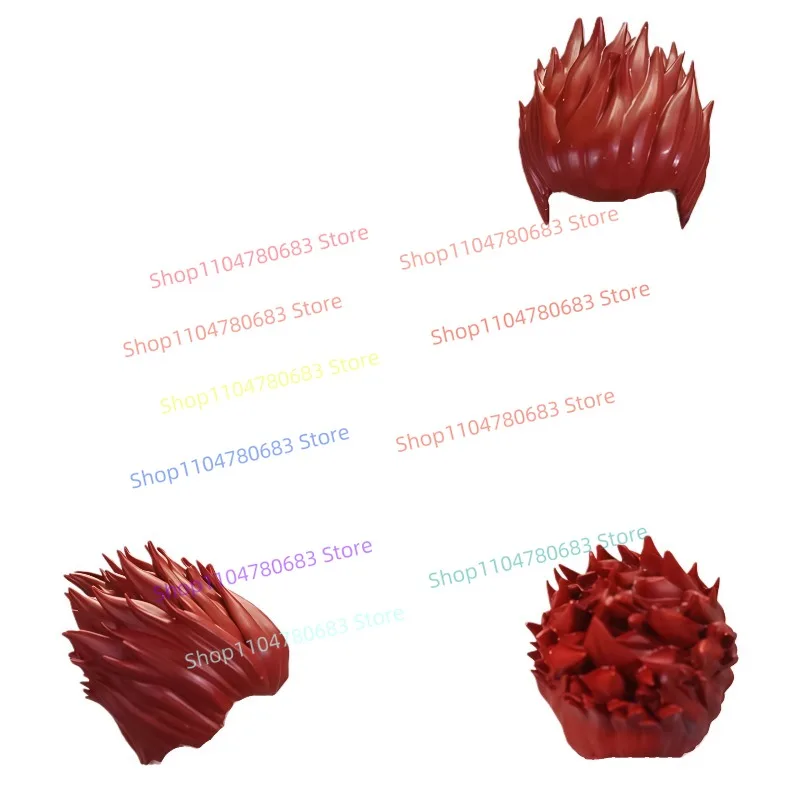 MOC اللبنات شخصية صغيرة أنيمي إكسسوارات الشعر التجمع نموذج عرض لعبة سطح المكتب الديكور هدية تحصيل