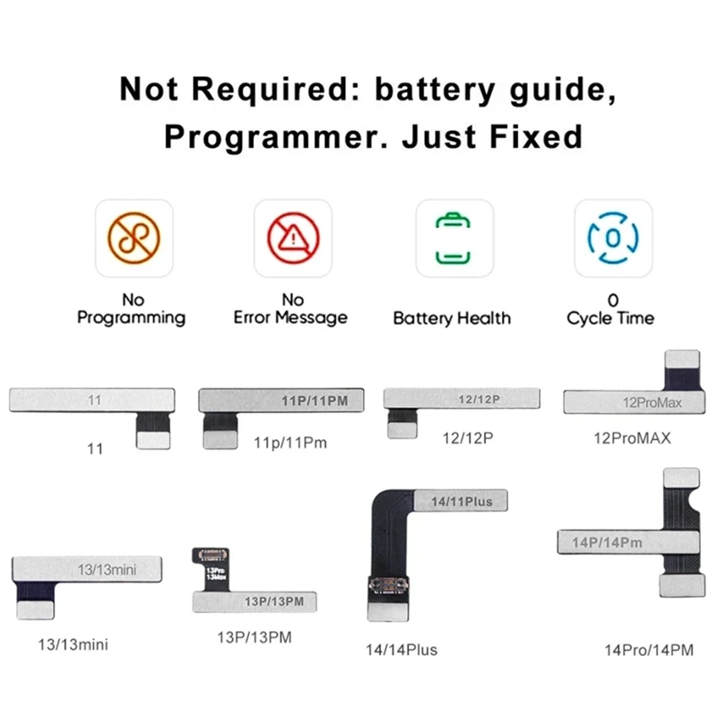 Bateria Tag Pre-Programado, FPC para 11-14PM, Em vez de verificar, Remoção de Mensagem de Erro, Flex, Fácil de Usar