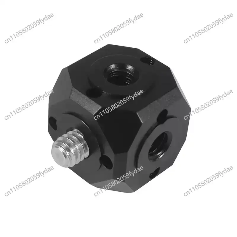 Universal Tripod Screw Hole Adapter， Cubic Mount For Magic Arm Flash Vlog Video Fill Light Microphone Extension Mount Head