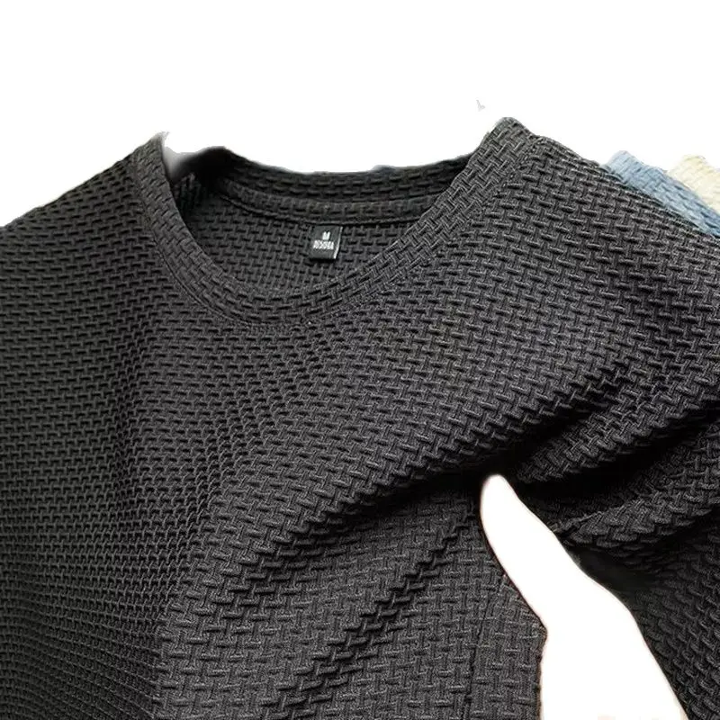 Mesh Ijs Zijde T-shirt Heren Korte Mouwen Ronde Hals Nieuwe T-mouwen Heren Onderhemd Zomer Effen Kleur Heren top - afbeelding 2