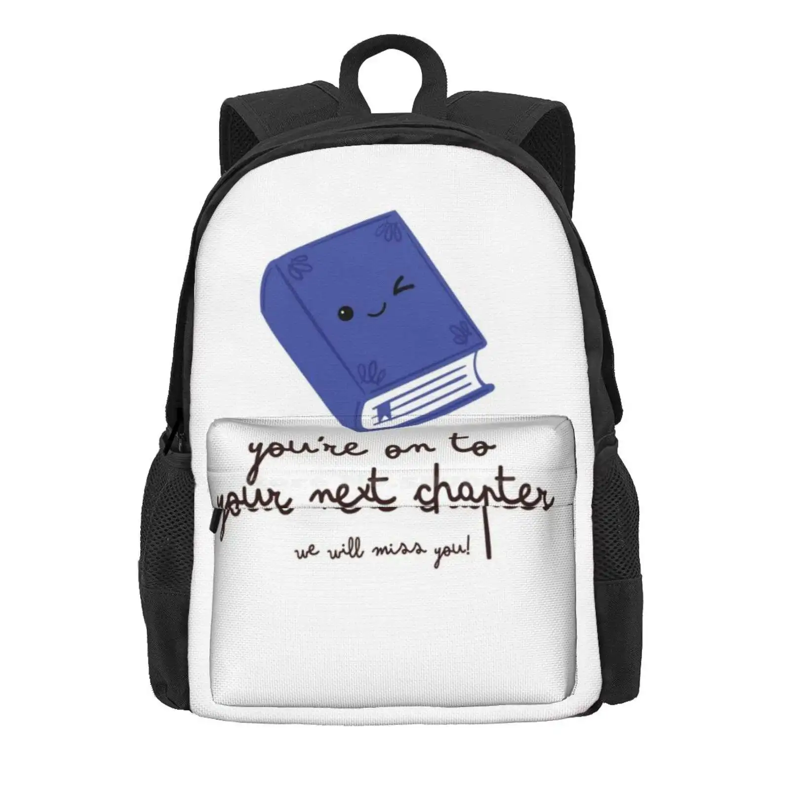 Next Chapter Of Career Story - Coworker Leaving, Farewell, Goodbye Hot Sale Schoolbag Backpack Fashion Bags Funny Colleague