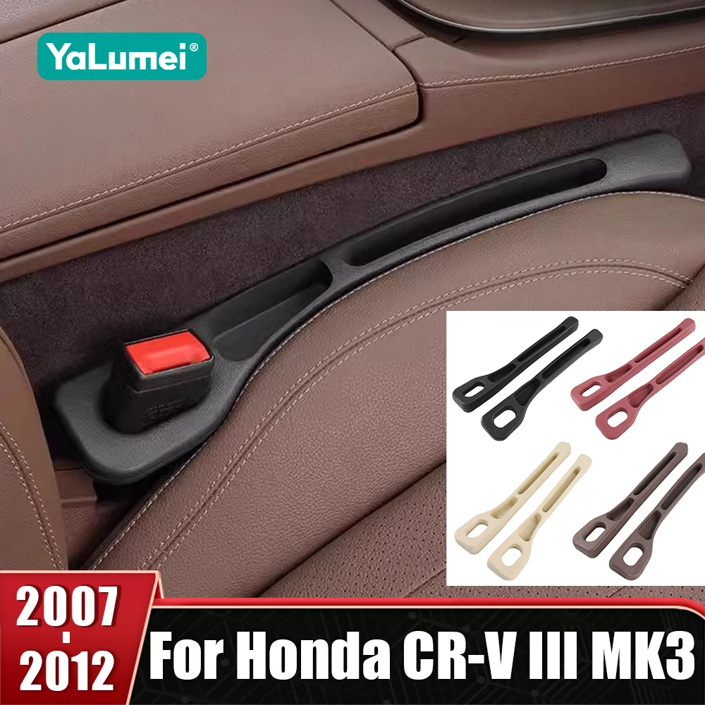 

2PCS Car Seat Gap Leak Proof Strip Organizer Universal For Honda CRV CR-V III MK3 2007 2008 2009 2010 2011 2012 Accessories