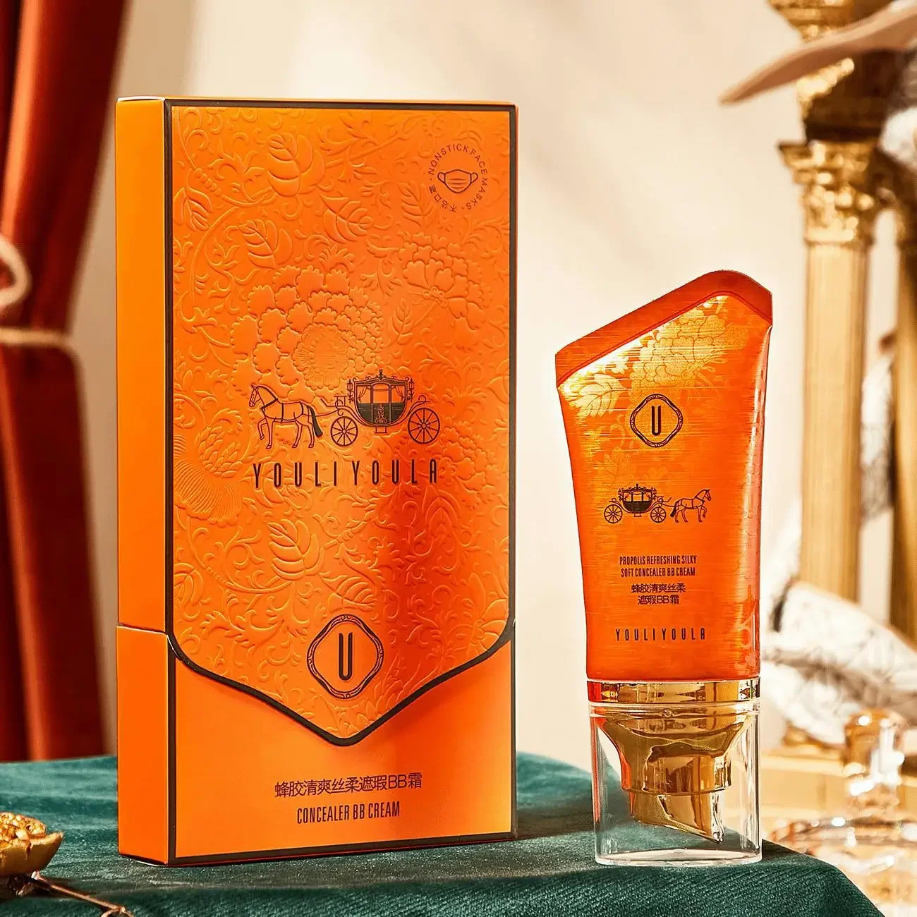 كريم أساس BB كوم كولابينوجو، Base de Maquiagem Hidrata، Cobertura Limpa e Sem Crueldade، Complet e Imperfeita، 1,4 أونصة، 40 جرام #2