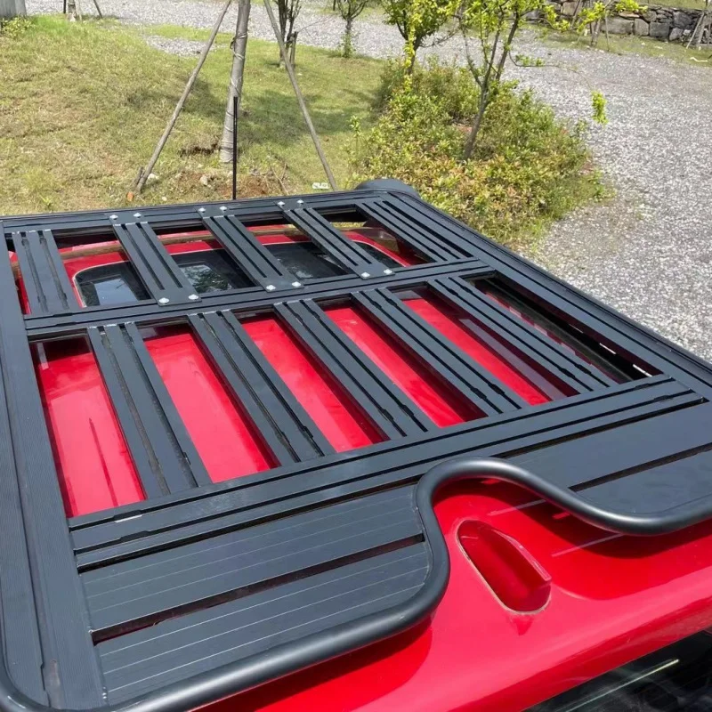 Thickened Car Roof Cargo Basket Universal Pickup Truck Roof Luggage Load Platform