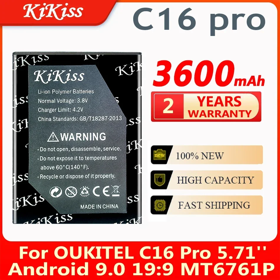 KiKiss Battery For Oukitel C23 C22 C21 C19 C18 C17 C16 C15 C12 C11 C10 C9 C8 C5 Pro C4 C3 S77