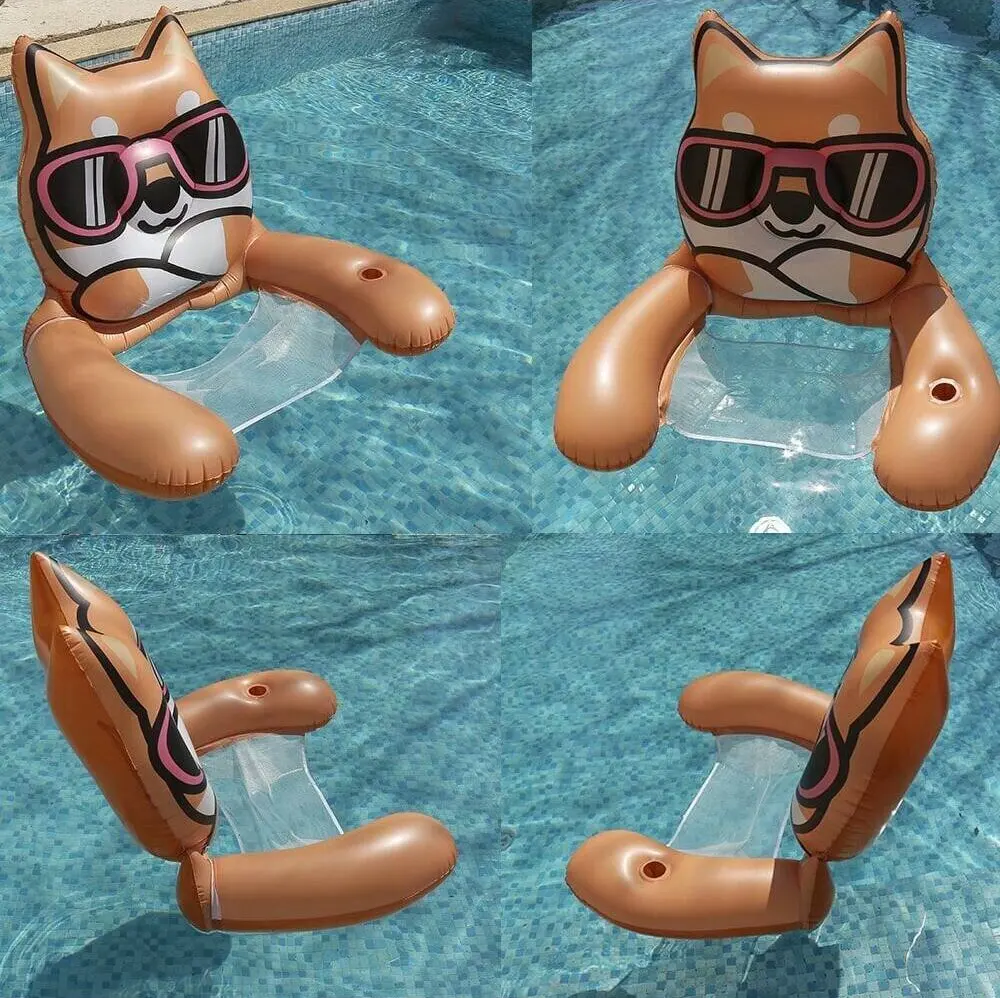 1 Pcs Pool Floats Chairs Adult， Inflatable Noodle Chair with Sling Soft Fabric，Floating Pool Float Chair Lounge Water Chairs
