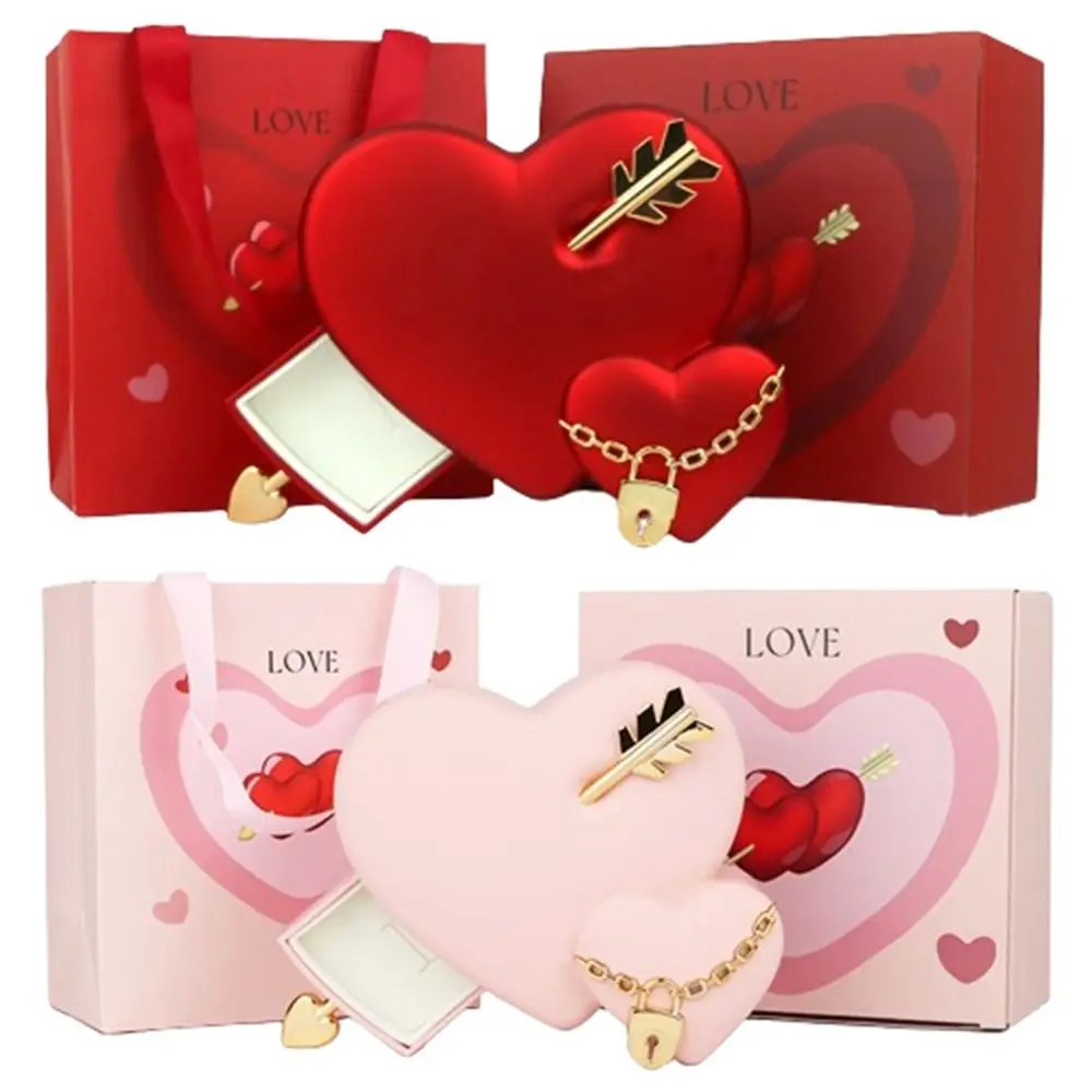 

Surprise Dust-proof Jewelry Display Box Luxury Creative Gift Packaging Box Portable Simple Valentine's Day Gift Box Wedding
