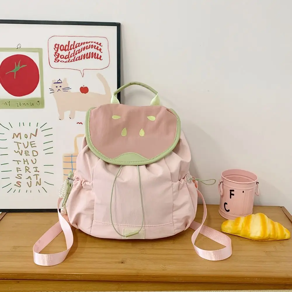 Versatile Design Fruit Backpack Multi-Compartment Adjustable Straps Cartoon Backpack Lightweight Construction Kids Backpack