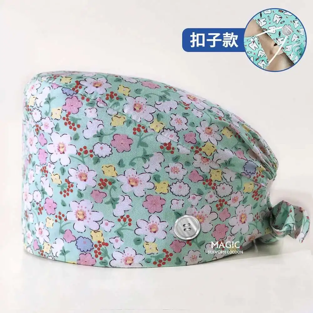 

Surgical Female Chemotherapy, Oral Cavity, Dental Printing, Pure Cotton, Doctor And Nurse Operating Room Hat, Male Dust-Proof