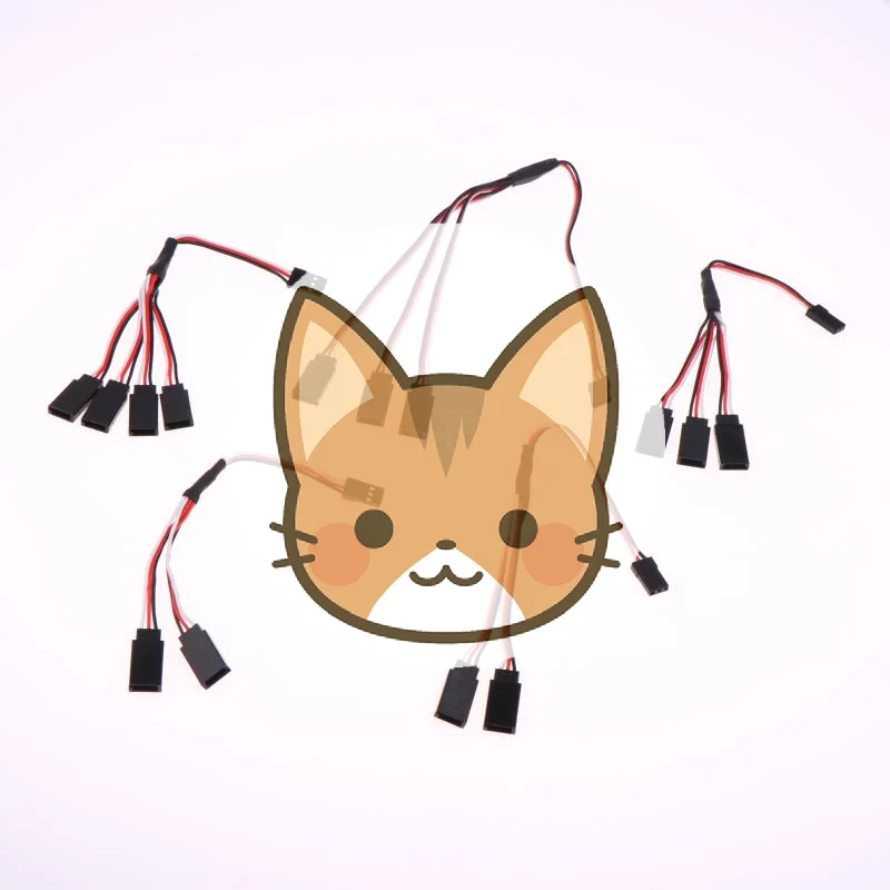 

Удлинительный кабель для сервоприводов длиной 150 мм/200 мм, подходит для моделей автомобилей/кораблей/самолетов, Y-образные кабели 1-2/3/4-проводные.