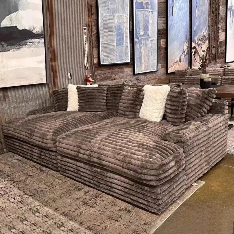 

Living room sofa Compression sofa Manufacturing Household furniture Fabric combination sofa