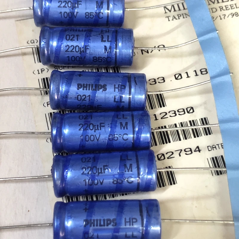 2PCS/LOT 021 Series LL 220UF 227 100V Fever Cathode Electrolytic Capacitor