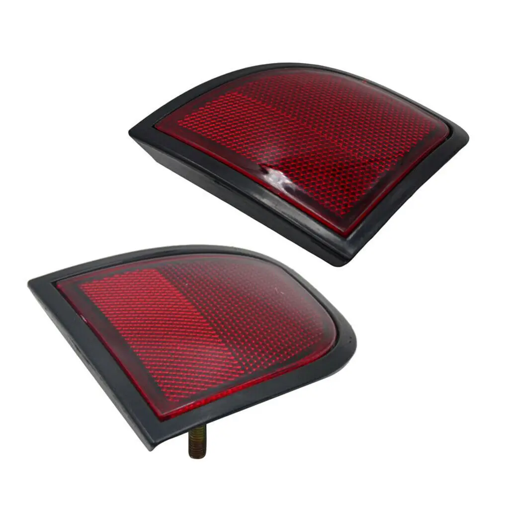 Left Right Rear Bumper Light Reflector for Mitsubishi Triton ML MN L200 05-15 Car Replacement Accessories