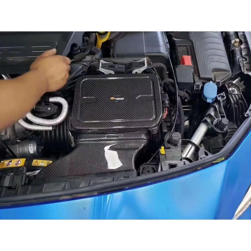 AMG A45 CLA45 W176 2.0T用オートエンジンシステム100%ドライカーボンファイバー製コールドエアインテークシステム