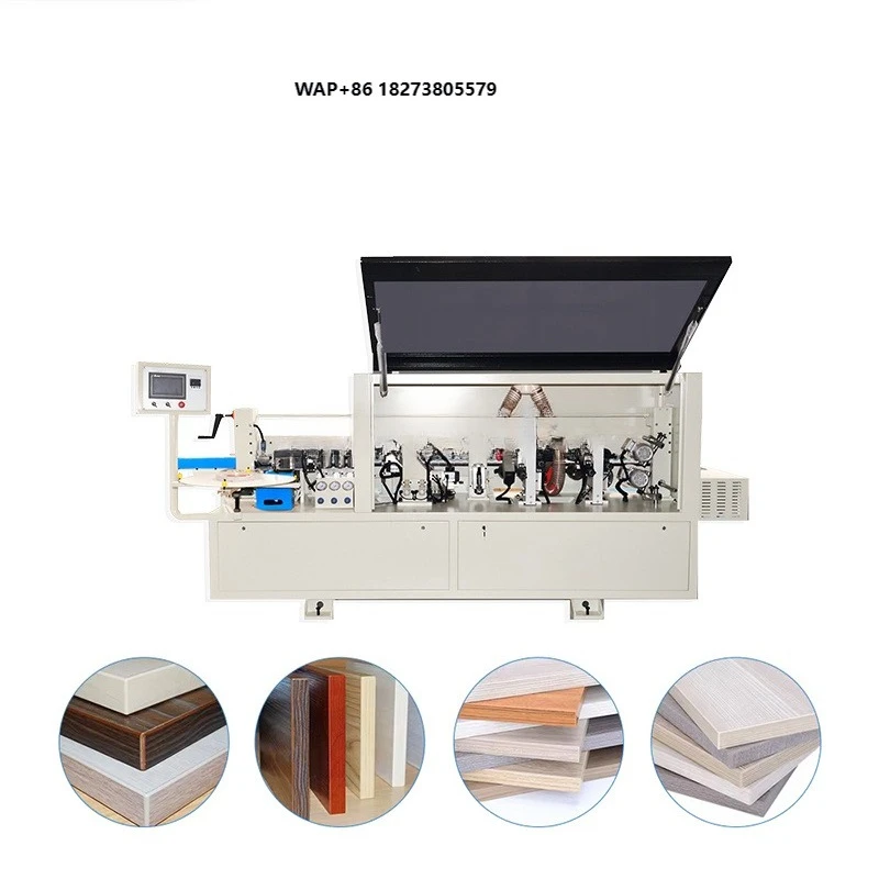 450 Auto Edge Banding Machine for Kitchen Cabinets Easy Operation Hot Wood Based Panels Machinery Plywood Gluing MDF Production