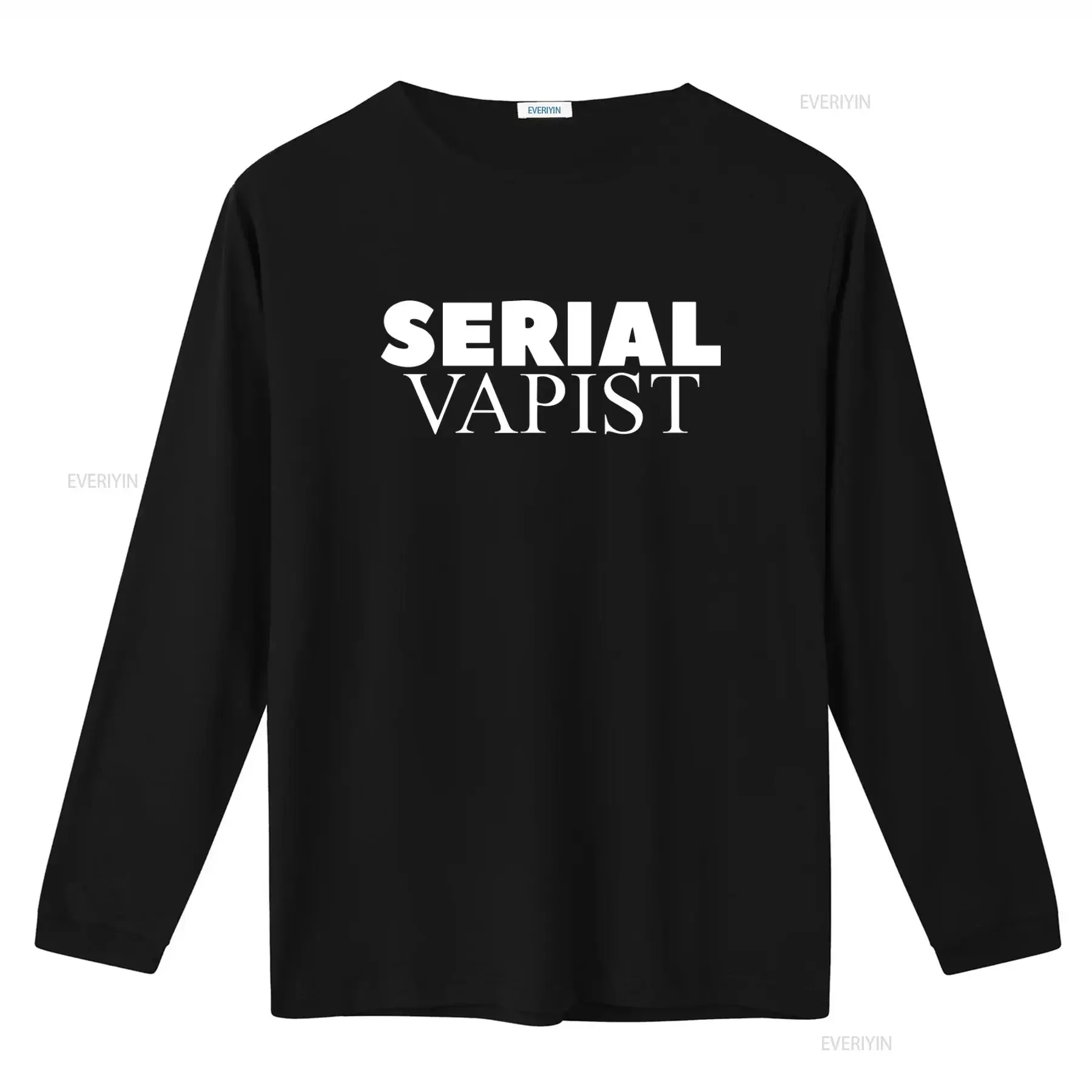 Mens Serial Vapist T Shirt Funny Vape Vaping Smoking E Liquid Cool Design for Enthusiasts vintage Washed Versatile