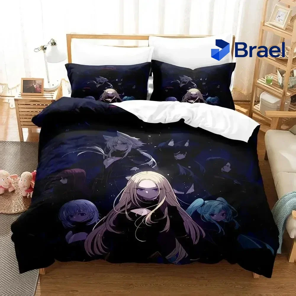 Exquisite Anime Eminence In Shadow Bedding Set Duvet Cover Bed Set Quilt Cover Pillowcase Comforter King Queen Size Boys Adult B