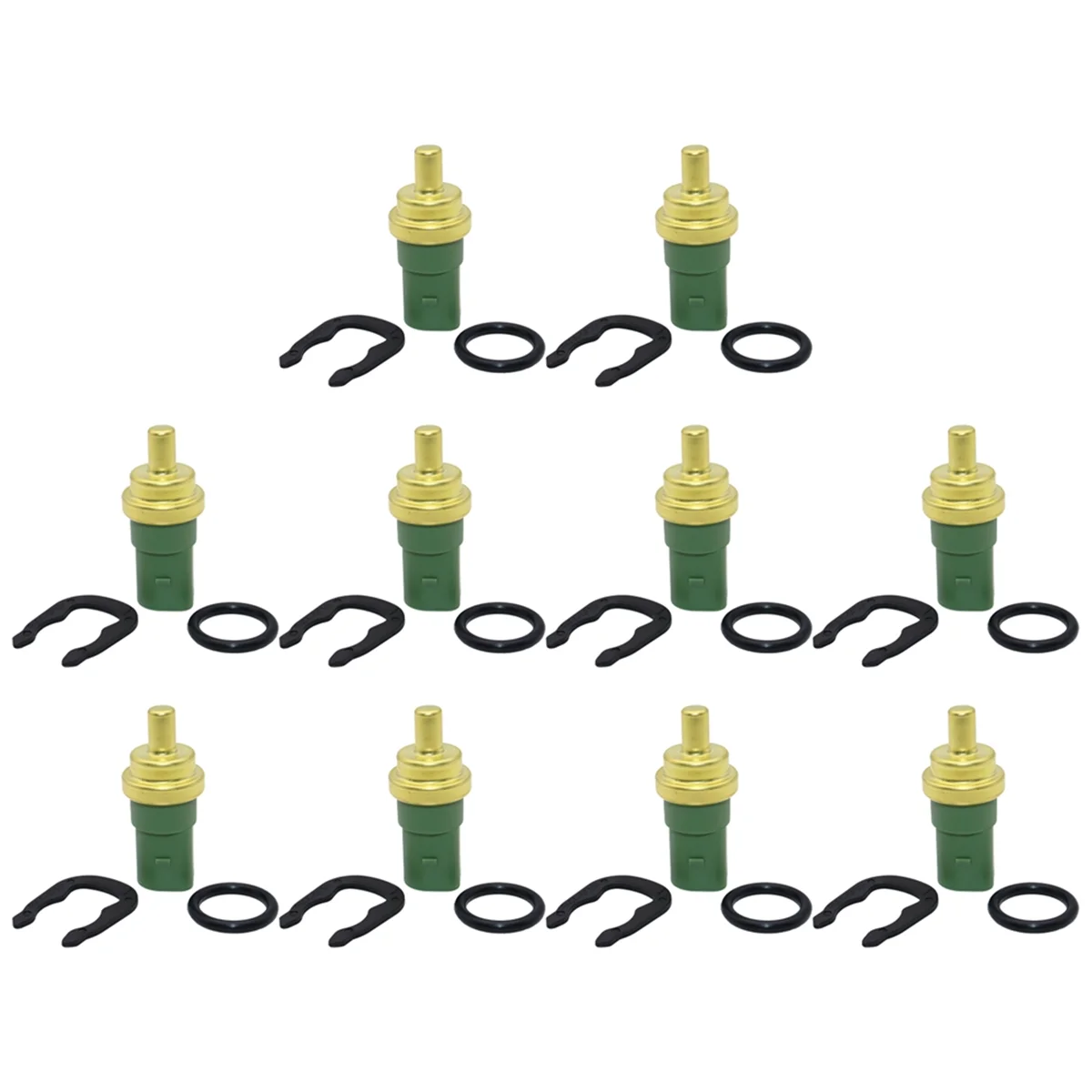 For Volkswagen Passat Golf Audi Car Engine Coolant Temperature Sensor Switch or Pigtail Connector 059919501A,10 Pcs