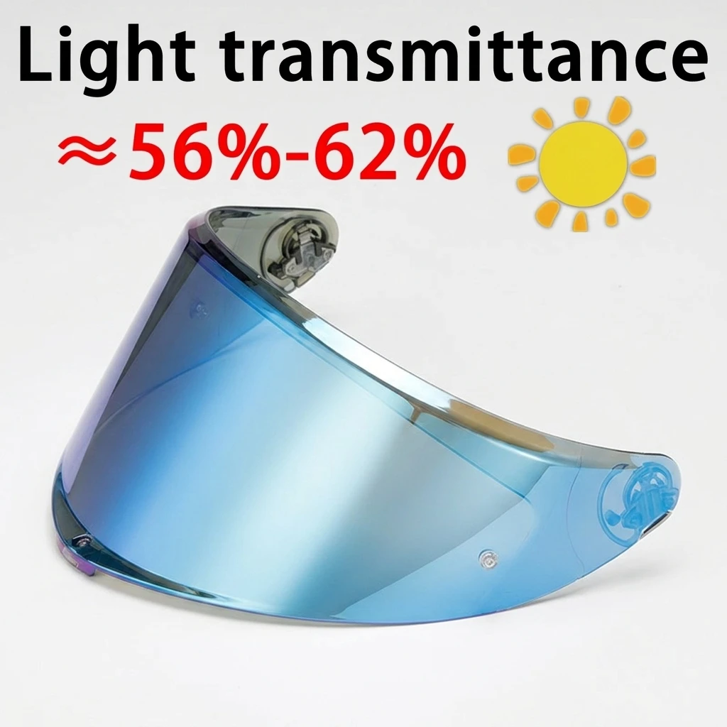 Universal Motorcycle Helmet Visor Lens Anti-UV Windshield Replacement for AGV K6/K6S, SHOEI, HJC, LS2 Arai MT Scorpion Full Face 3