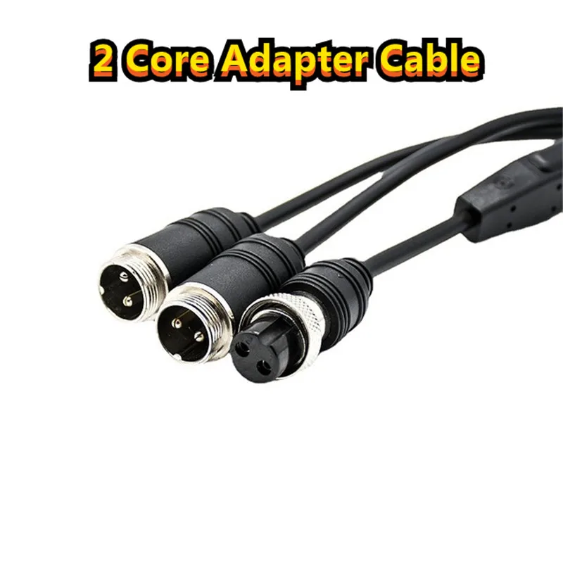 2-Core/3-Core/4-Core Straight Wire Harness Female Head To Male Head Y-Type Three-Way One-To-Two Connecting Line