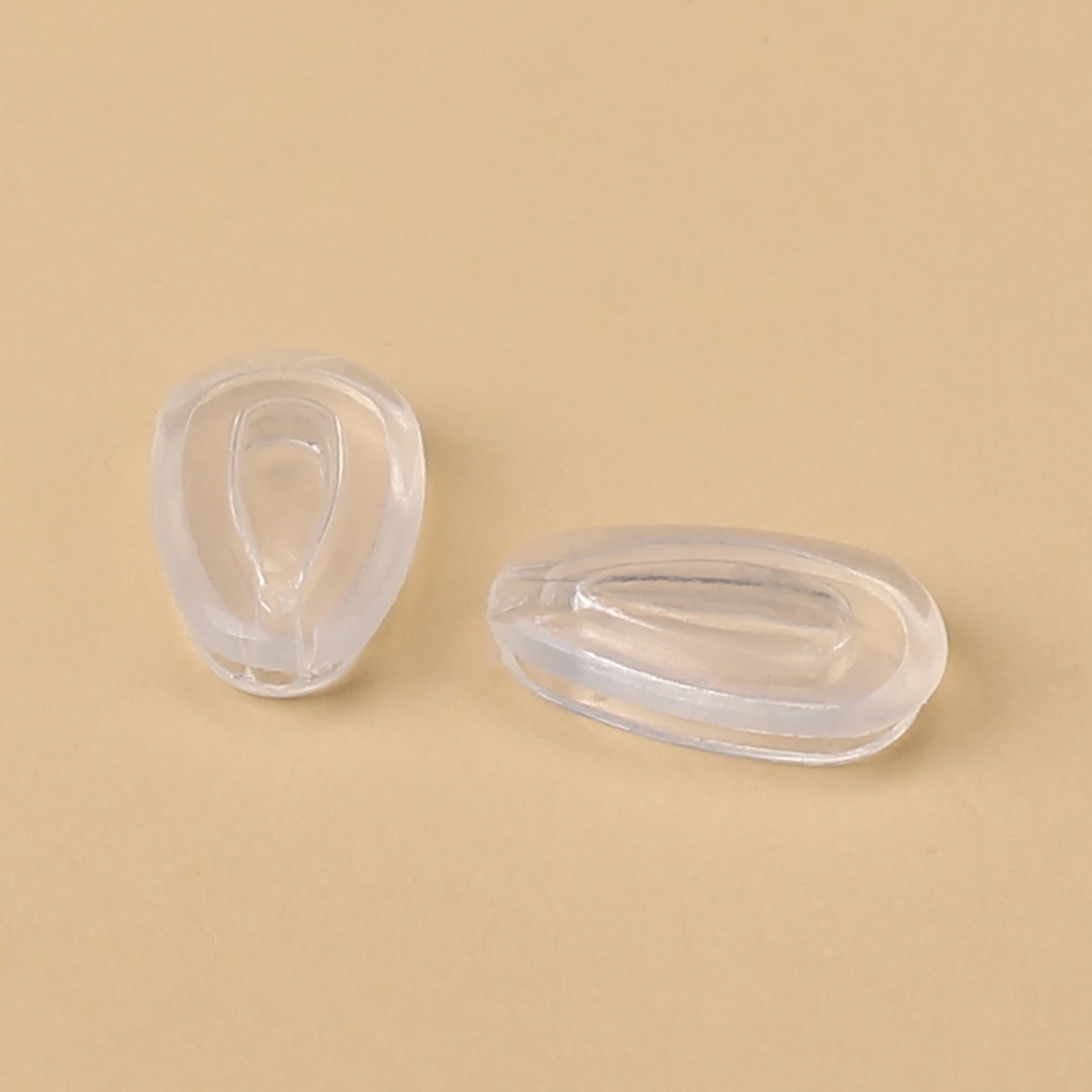 HDTAC Replacement Rubber Clear Nose Pads For-Arnette Dean AN4205 Sunglasses