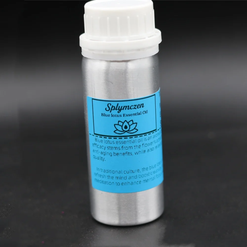 

100% Pure Organic Blue Lotus Oil - Premium Grade for Skin Care, Stress Relief, Deep Sleep, Meditation & Perfume Making Incense