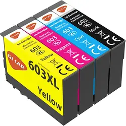 GIKAR Epson 603 Ink Cartridges Compatible with Epson Printer Cartridges 603 epson 603xl for XP-4155 XP-2150 XP-2100 XP-3155