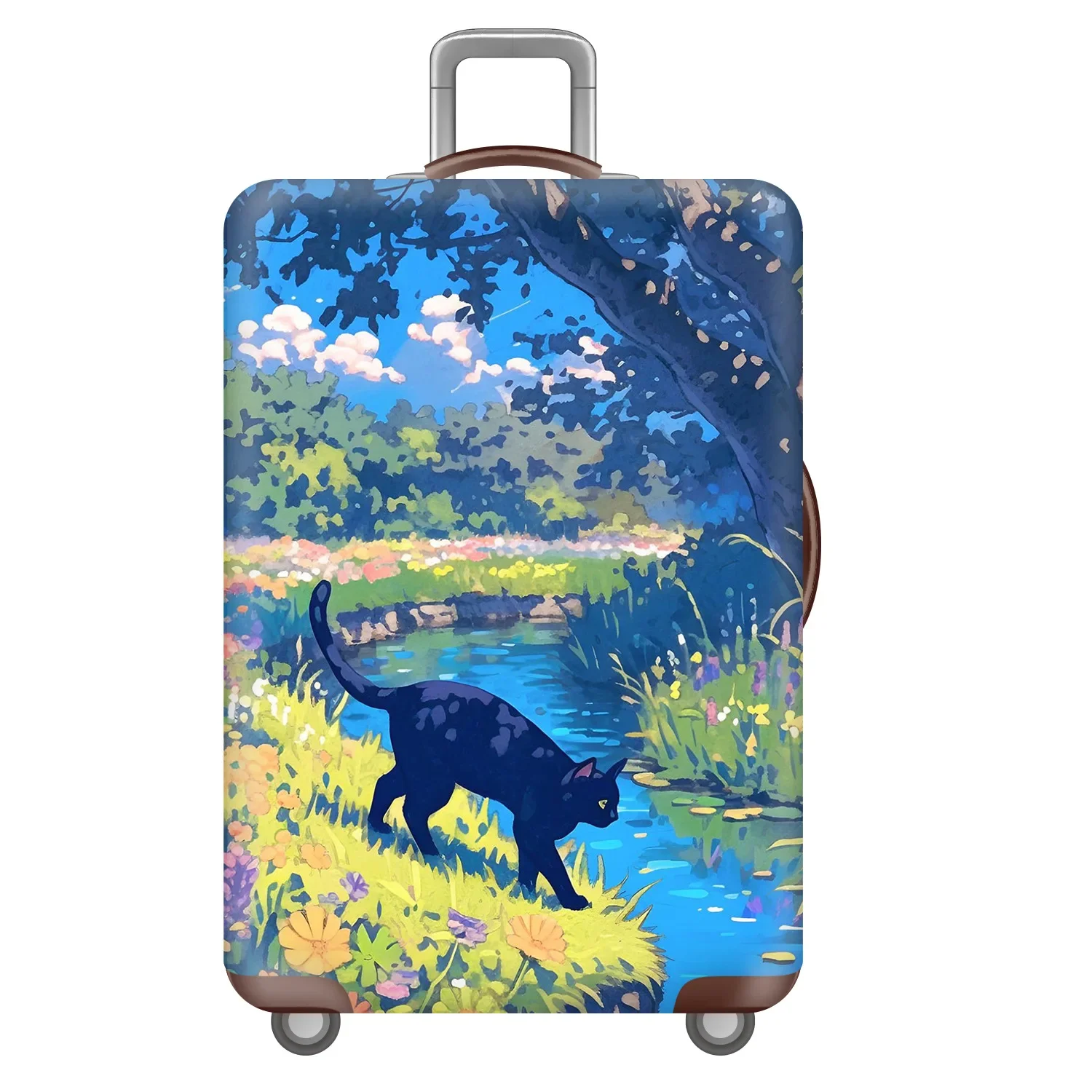 

Эластичный защитный чехол для багажа, устойчивый к царапинам, моющийся, прочный, практичный для деловых поездок, 18-32 дюйма