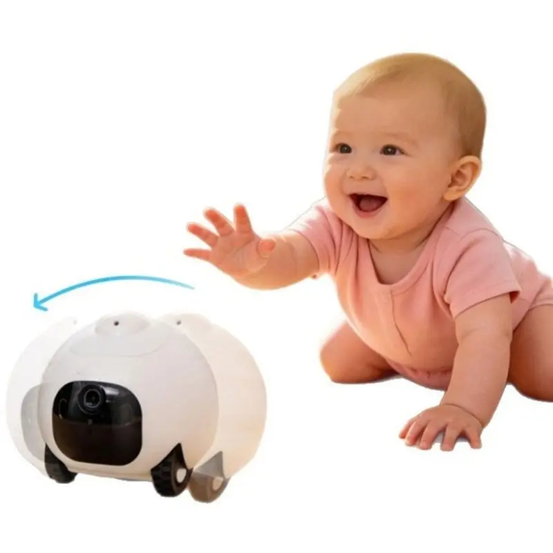 ABGB-Smart Remote Control Pet Monitoring Mobile Camera Home Security Robot, Indoor Family Surveillance System