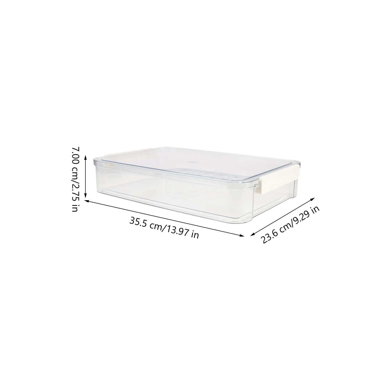 

Transparent PET Large File Storage Box Desk Organizer Document Holder Plastic Archival Box Home Office Supplies